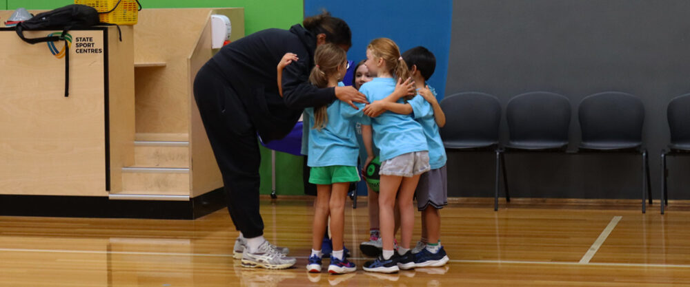 Chase Holiday Camps huddle
